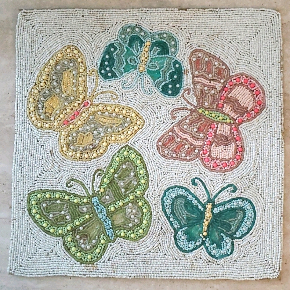 Pre Loved Beautiful Beaded Place Mats